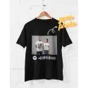 Gepersonaliseerde Spotify T-Shirt Voor Jouw Nummer of Album met Een Foto | Muziek | 100% Organisch Katoen
